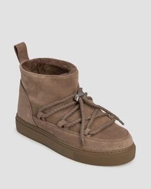 Brązowe Buty Zimowe Damskie Inuikii Classic Low