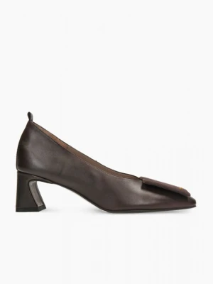 Brązowe czółenka damskie 7mil