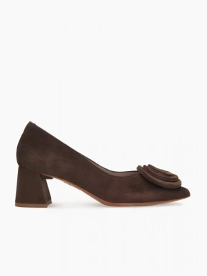 Brązowe czółenka damskie 7mil