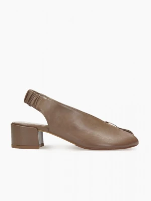 Brązowe czółenka damskie 7mil