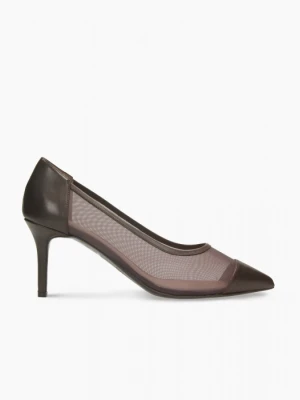 Brązowe czółenka damskie 7mil