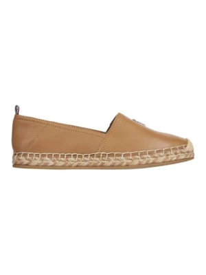 Brązowe Espadryle dla Kobiet Tommy Hilfiger