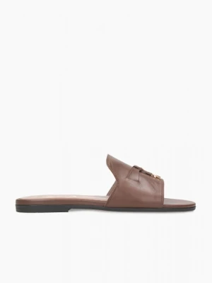 Brązowe klapki damskie 7mil