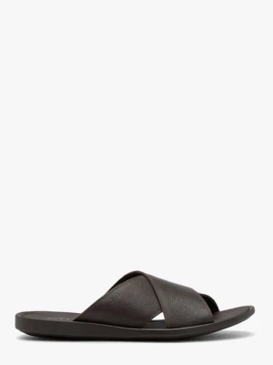 Brązowe klapki męskie Ryłko