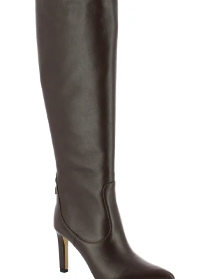 Brązowe kozaki skórzane CARINII B10530-T82-000-000-000