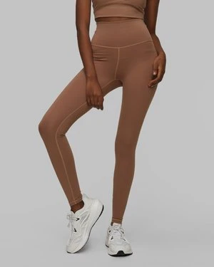 Brązowe leginsy damskie Varley FreeSoft High Rise Legging 27