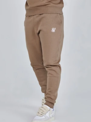 Zdjęcie produktu SikSilk Męskie Brązowe Joggery Essentials