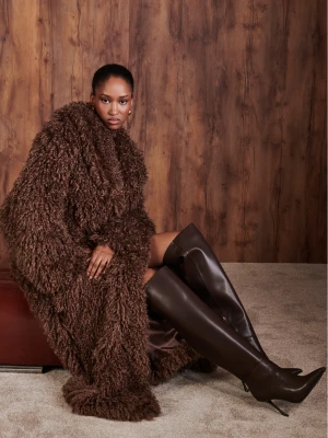 Brązowe muszkieterki skórzane CARINII B10521-113-000-000-000