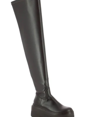 Brązowe muszkieterki z ozdobą CARINII B9609B-T82-000-000-G36