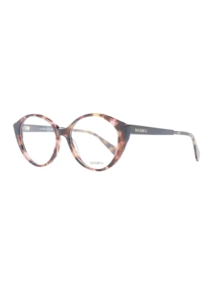Brązowe Okrągłe Okulary Optyczne dla Kobiet Max & Co