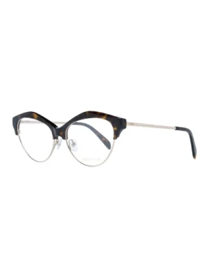 Brązowe Okulary Optyczne Cat Eye Emilio Pucci