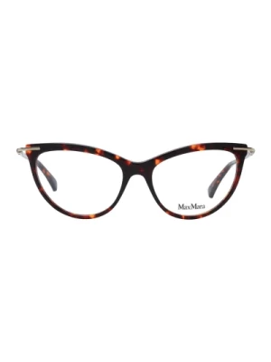 Brązowe Okulary Optyczne Cat Eye Max Mara