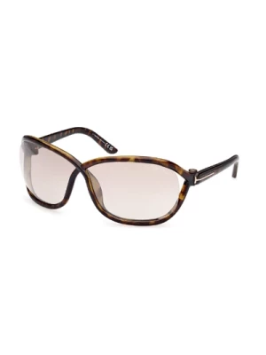Brązowe Okulary Przeciwsłoneczne Akcesoria Damskie Tom Ford