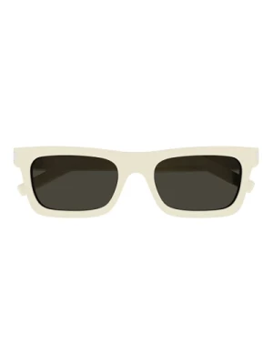 Brązowe Okulary Przeciwsłoneczne dla Kobiet Saint Laurent