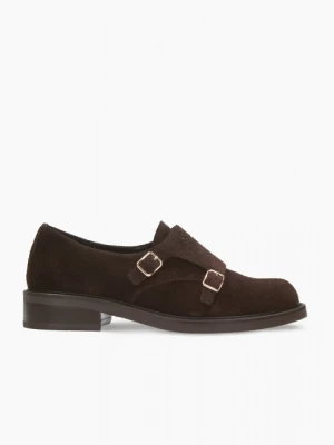 Brązowe półbuty damskie 7mil