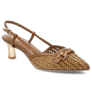 Brązowe Sandały Tamaris Eleganckie Obuwie Damskie