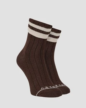Brązowe skarpetki damskie Varley Preston Sock