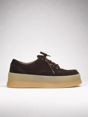 Brązowe sneakersy damskie 7mil