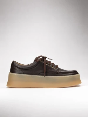 Brązowe sneakersy damskie 7mil