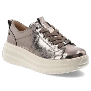 Brązowe Sneakersy Filippo Stylowe Obuwie Damskie