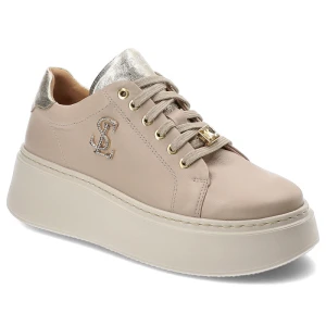 Zdjęcie produktu Brązowe Sneakersy Libero Modne Obuwie Damskie