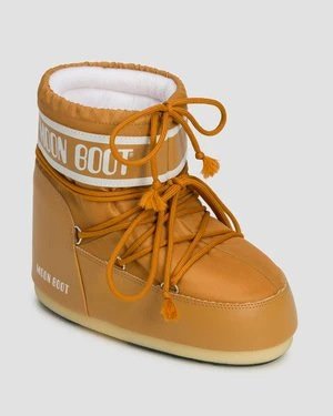 Brązowe śniegowce Moon Boot Icon Low Nylon