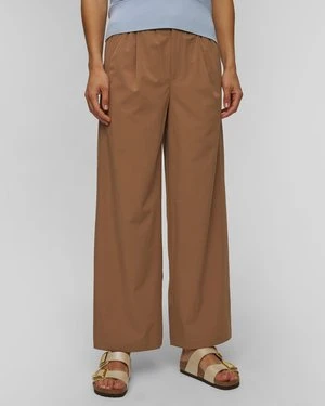 Brązowe Spodnie Damskie Varley Kayson Wide Leg 29.5