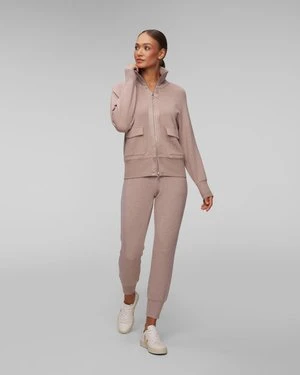 Brązowe spodnie damskie Varley The Slim Cuff Pant 27.5