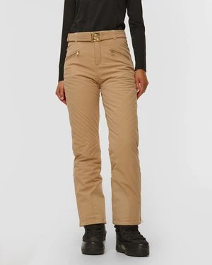 Brązowe Spodnie Narciarskie Damskie Bogner Franzi-t