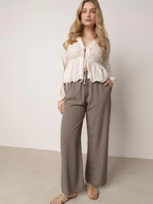 Brązowe Spodnie Sharrill rosita