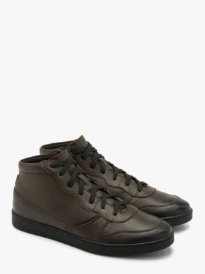 Brązowe trzewiki męskie Ryłko