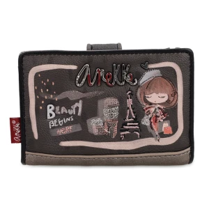 Brązowy Damski Portfel Anekke Z Laleczką