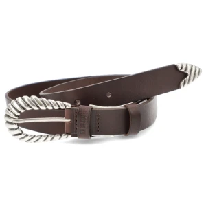 Brązowy Elegancki Damski Pasek Big Star