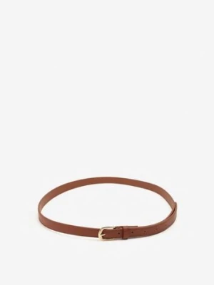 Brązowy Klasyczny Wąski Pasek z Klamrą Revandrine jordan