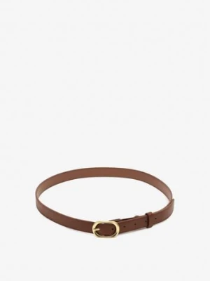 Brązowy Pasek Ozdobiony Zaokrągloną Klamrą Vozera jordan