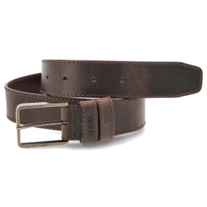 Brązowy Skórzany Męski Pasek Big Star