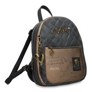 Brązowy Stylowy Damski Plecak Anekke