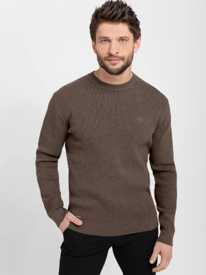 Brązowy sweter S-HERO Volcano