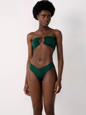 Brazyliany high leg dół od bikini satynowy Etam