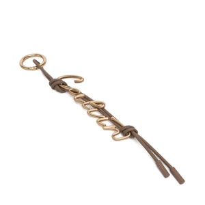 Brelok Calvin Klein Knotted Script Hw Bag Charm LV04F1193G Beżowy