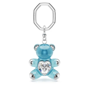 Brelok do kluczy Teddy, Niedźwiedź, Niebieski, Powłoka z rodu Swarovski