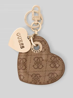 Brelok do kluczy z detalem z logo Guess