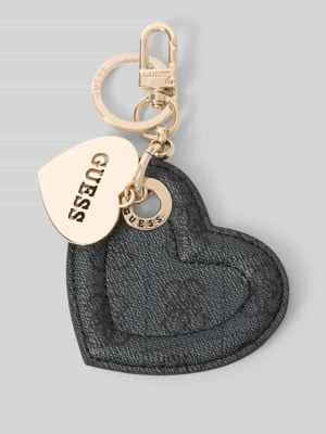 Brelok do kluczy z detalem z logo Guess