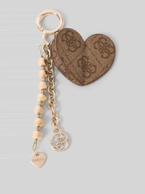 Brelok do kluczy z detalem z logo Guess