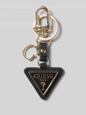 Brelok do kluczy z detalem z logo model 'Gilda' Guess Czarny