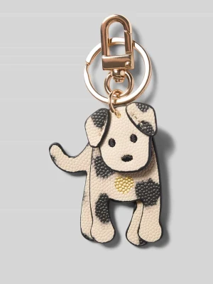 Brelok do kluczy z fakturowanym wzorem model 'My Dog' Seidenfelt Beżowy
