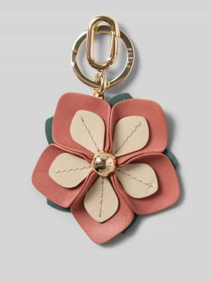 Brelok do kluczy z karabińczykiem model 'ALLEGRA HIBISCUS' Furla Brudnoróżowy