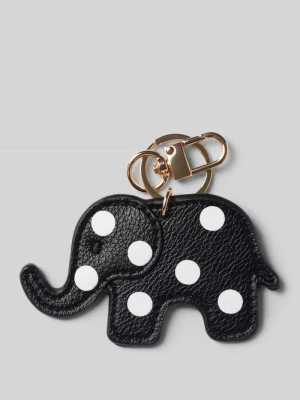 brelok do kluczy z zapięciem na karabińczyk model 'My Elephant' Seidenfelt Czarny
