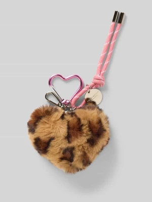 Brelok do kluczy z zawieszką z logo model ‘Furry Heart Charm’ Seidenfelt