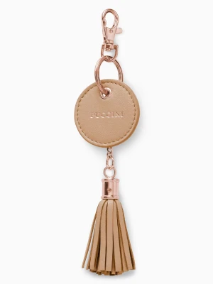 Brelok do kluczy ze skóry naturalnej brązowy Puccini